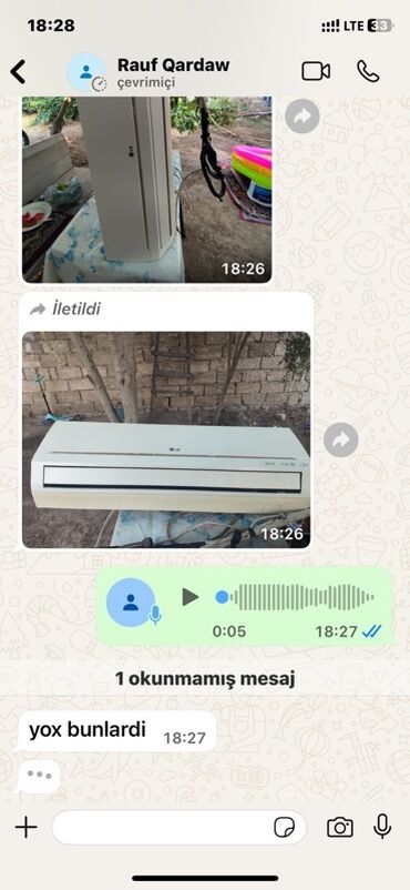 Aristonlar: LG Split Kondisioner – Model S12GSH Texniki xüsusiyyətlər: - Tip