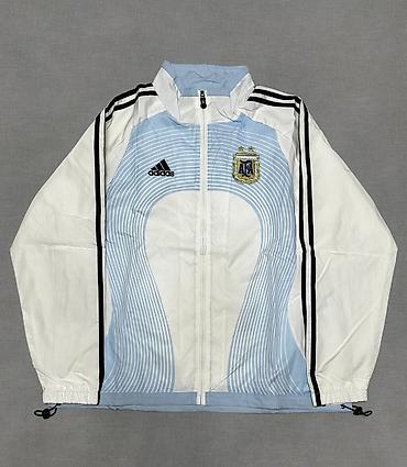 бел: Ветровка Adidas Argentina AFA - Официальная командная куртка сборной — 3