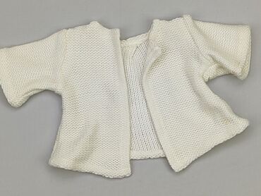 biały sweterek do chrztu: Cardigan, 0-3 months, condition - Good
