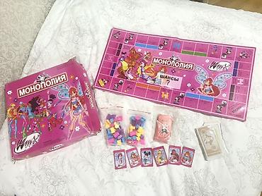 İdman və istirahət: Winx temalı “Monopoliya” masa oyunu - Dil: Rus dilində (qutuda və — 1