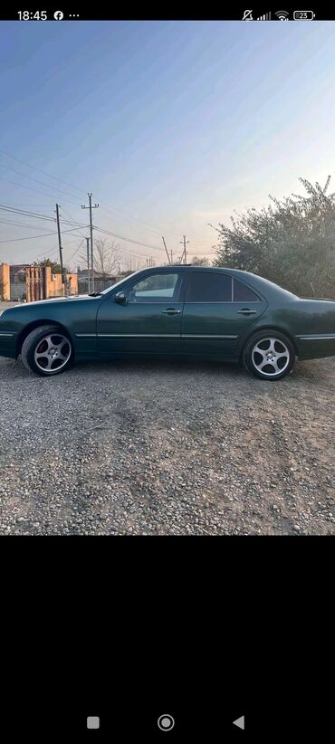 Mercedes-Benz: Mercedes-Benz E‑Class W210 sedan - Kuzov: yaşıl rəng, 4 qapı, klassik — 19