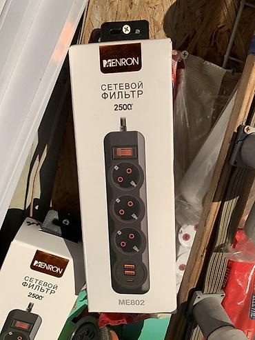Внутренняя отделка: Сетевой фильтр MENRON ME802 - 4 розетки с заземлением (евростандарт) — 1