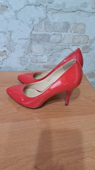 женские туфли со шнурками: Туфли Erisses, 33, цвет - Красный