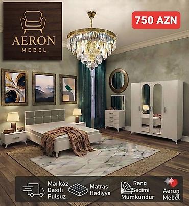 embawood silver yataq desti: Aeron Mebel – Yataq otağı dəsti Yataq desti. Dolab.200×160×47 — 1