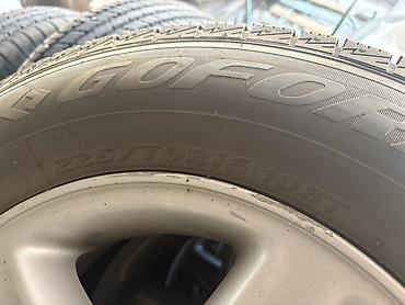 70 17: Зимние шины Goform на дисках Toyota. Ездили пол сезона оригинал — 2