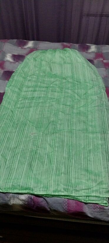 plisane pletenice za krevetac: Tanke i mrežaste zavese, bоја - Zelena