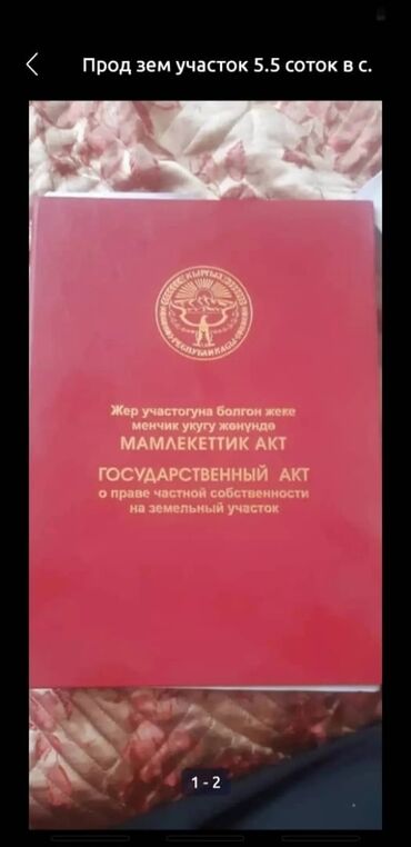 жер гектар: 5 соток, Бизнес үчүн, Кызыл китеп, Сатып алуу-сатуу келишими