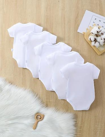 Боди: Боди, цвет - Белый, Новый — 7