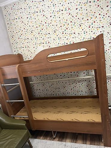 диван раскладной двуспальный бишкек: Детская двухъярусная кровать из ламинированного ДСП/МДФ под дерево — 2