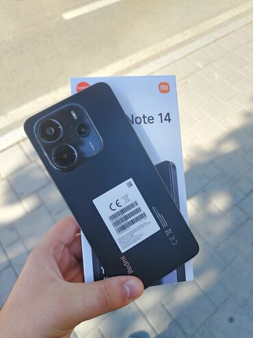 Redmi: Redmi Note 14 Pro, 128 GB, rəng - Qara, Zəmanət, Sensor, Barmaq izi