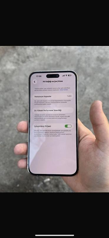 electronics iphone: IPhone 14 Pro Max, 128 GB, Ağ, Face ID — 1