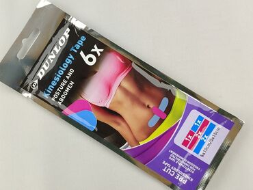 Zestaw 6 pre-cut plastrów kinesiotaping Dunlop, przeznaczonych do