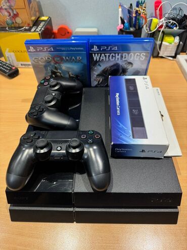 pleşteşin: PS 4 oyun Fat, 3 oyunlar və PS4 Camera Konsol ideal vəziyyətdədir