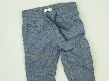 kurtki młodzieżowe chłopięce cropp: Denim pants, Pepco, 9-12 months, condition - Very good