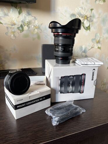 старлайн бишкек: 1. Canon Lenz EF 17x40 / EW-83E 2. Переходнок / Sigma MC-11 Срочно