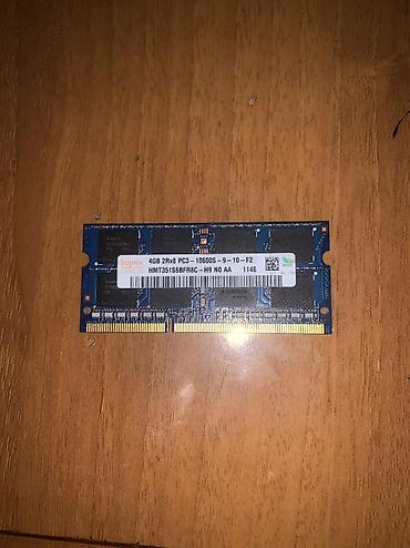 oyuncu laptop ucuz: Hynix4 GB DDR3 RAM satılır. Həcmi: 4 GB. Tezliyi: 1333 MHz. Tipi: DDR3 — 1