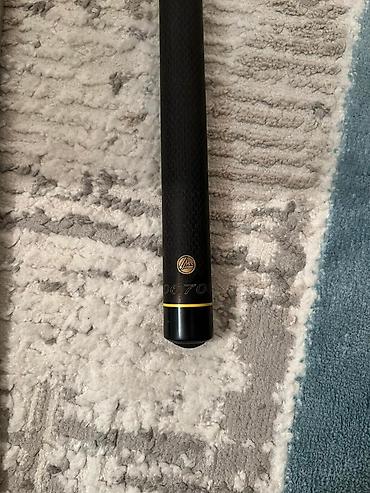 Бильярдные столы: Кий для бильярда с чехлом и аксессуарами - Кий двусоставной, тыльник — 3