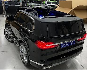 Uşaq dünyası: Model: BMW X7. 4X4 (4 Motor + 1 Motor yelləncək üçün) Təkərlərin 4-də — 2