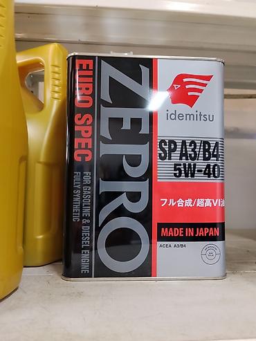 Idemitsu ZEPRO Euro Spec 5W-40 SP A3/B4 — полностью синтетическое