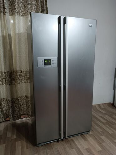 купить холодильник бу в бишкеке: Холодильник LG, Б/у, Двухкамерный, No frost, 94 * 180 * 70