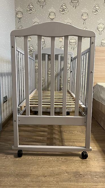 bunk bed: Детская кровать из массива березы. Размер: 120х60 см Цвет — 7