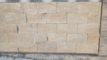 Жидкие обои: Təbii daş üzlük blokları - Material: Təbii qumdaşı/daş panel (bej-qum