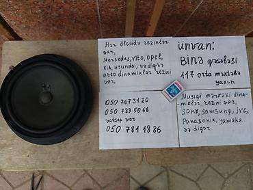 Audio: Dinamiklər rezinləri var özüm yapışdırıram bir qünə hazır olur — 9