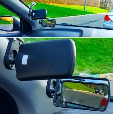 зеркала обгона: Обгонное зеркало для праворульной машины. Помогает видеть встречку
