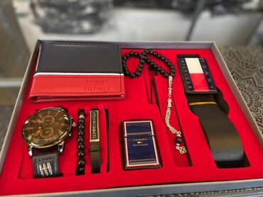 Setovi nakita: Tommy Hilfiger, Set: Prsten, Materijal: Koža — 8