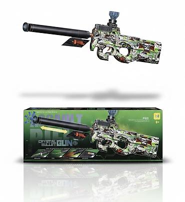 Игрушки: Игрушечный автомат «Crystal Bullet Gun» (гелевый бластер) Описание: - — 1