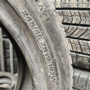 шосси: Шины 245 / 45 / R 19, Лето, Б/у, 1 шт, Легковые, Корея, Kumho — 4