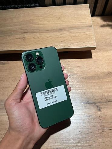 appl: IPhone 13 Pro, Б/у, 256 ГБ, Зеленый, В рассрочку, 80 % — 1