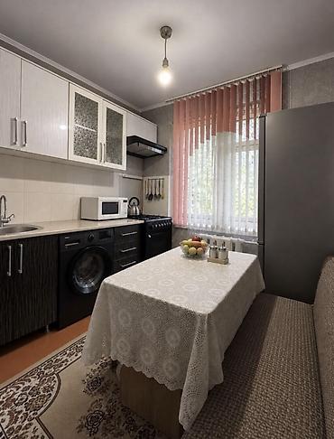Квартиры: 3 комнаты, 58 м², Кудайберген авторынок 104 серия, 3 этаж, Свежий ремонт — 9