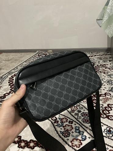 goyard барсетка: Сумка через плечо, компактная. - Материал: плотная экокожа с — 2