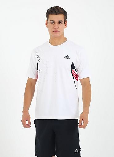 Футболки: Мужская футболка, S, Adidas, Новый, цвет - Голубой — 24