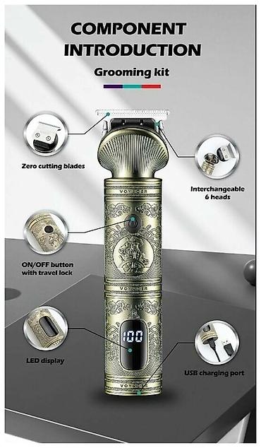 Триммеры: Триммер Для бровей, Для тела, Универсальный, Нержавейка, Функция бритья — 14