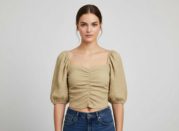 shein bluzki plus size: Stradivarius, Топ жіночий, розмір S
