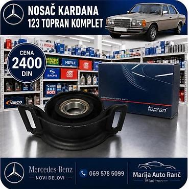 Prenosni sistem: MERCEDES 123 NOSAC KARDANA SET KOMPLETAN SA LAGEROM | Nosac kardana — 2