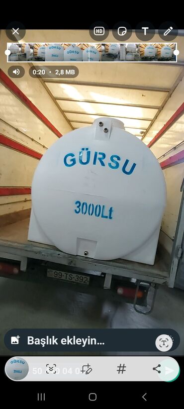 Baklar və çənlər: Bak, Plastik, 10000 l l, Yeni, Pulsuz çatdırılma — 3