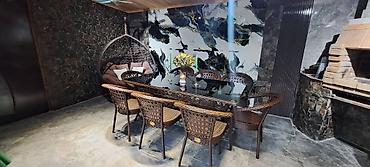устол: Комплект садовой мебели, Стол, Ротанг — 6