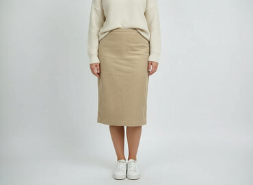 spódnice midi na jesień: Women`s skirt, size 3XL