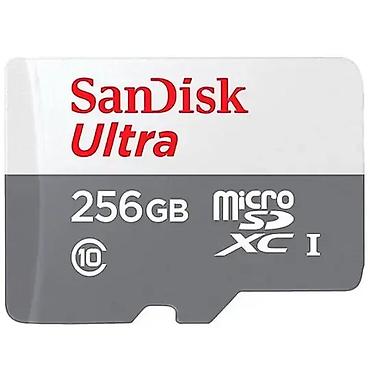 ssd kart: SanDisk Ultra SDSQUNR-256G-GN3MN 256GB microSDXC Yaddaş Kartı - — 1
