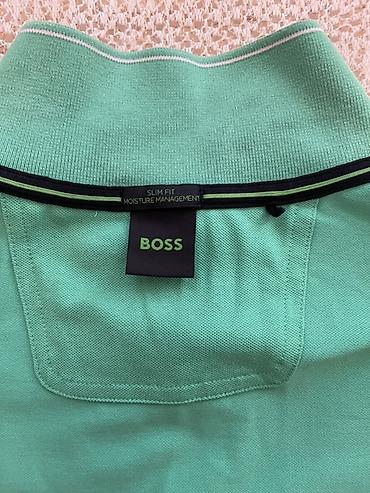 Polo köynəklər: BOSS kişi polo köynəyi, original - Rəng: açıq yaşıl/mentol - Kəsim — 4