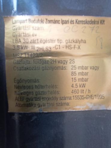 aparat za testeninu i rezance: Fasadna peć na zemni gas, Makarska 4,5 kw dimenzije 75 x 63 x 22 cm — 2
