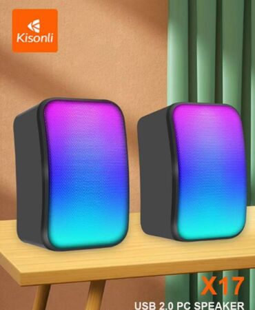 купить колонки на компьютер: Колонка для компьютера "Kisonli" Х17 ﻿Колонки Kisonli X17 — это