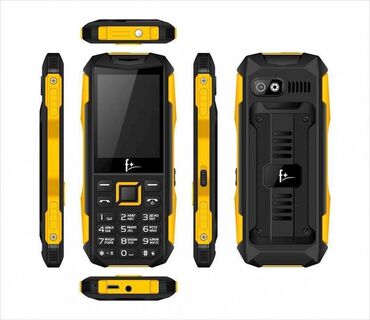 3 sim kartlı telefonlar: Mobil telefon F+ PR170 Black/Yellow (yeni)