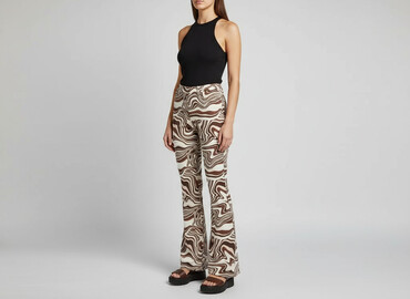 piżamy stradivarius: Bershka, Material trousers for women, size S