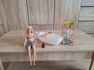 Igračke: Kao nov Barbi spa set kupatilo s kadom, spa i kupkama za lutke set — 5