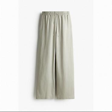 Брюки: Широкие женские брюки H&M - Фасон: свободный, прямой крой с — 2