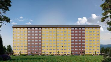 жилой комплекс фрунзе: 2 комнаты, 67 м², Индивидуалка, 9 этаж, ПСО (под самоотделку)